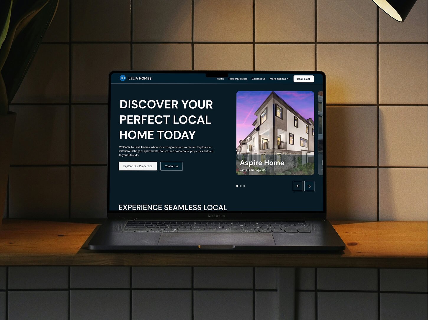Cover image of the Lelia Homes project